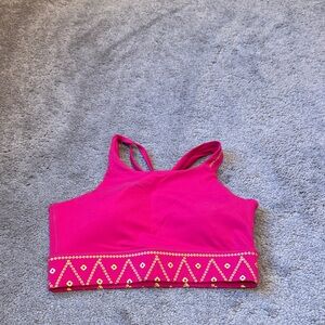 HoliChic Yoga Pink Prana Sculpt Fit Sports Bra SIZE XS